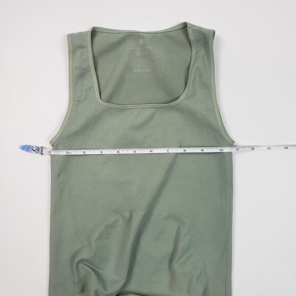 Spiritual Gangster Good Karma Seamless Maternity Unitard Women's XS/S Sage Green - Picture 9 of 14